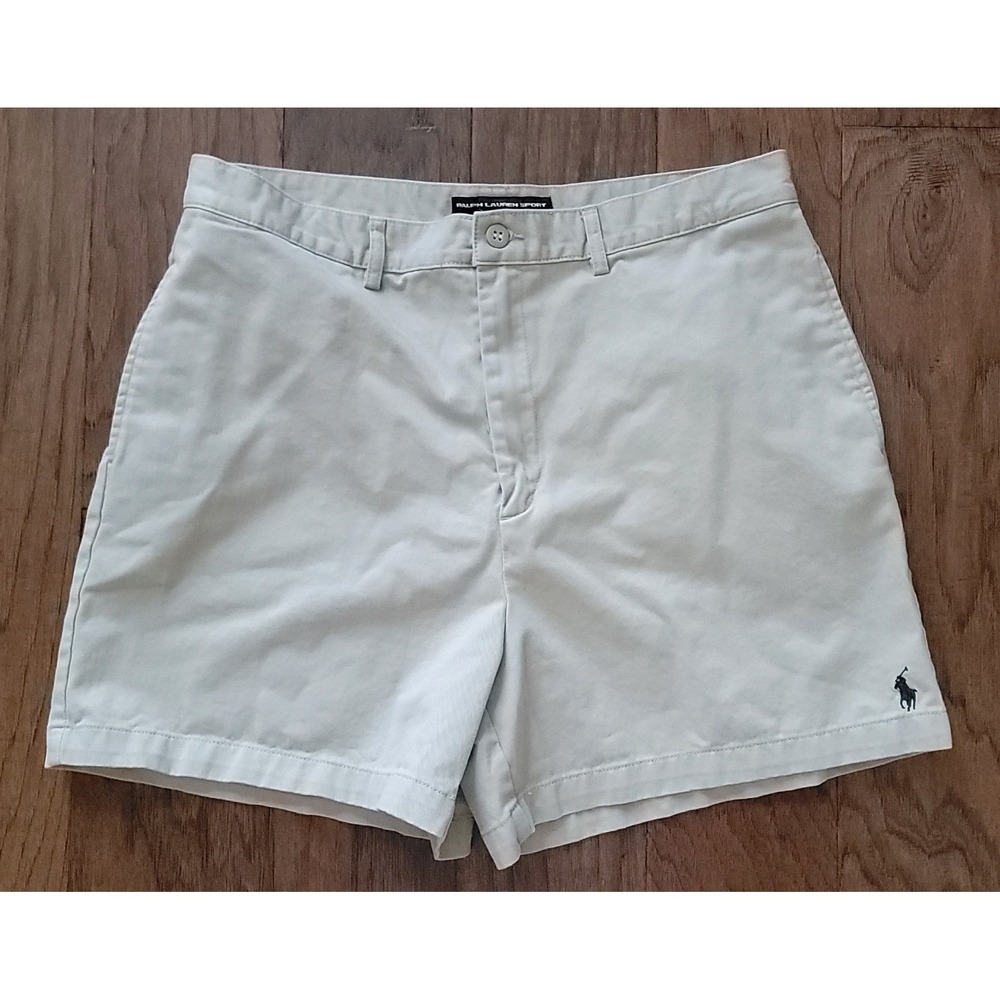 Ralph Lauren Sport Women's Golf Classic‎ Fit Chino Shorts Sz 14 30x4.5 Inseam